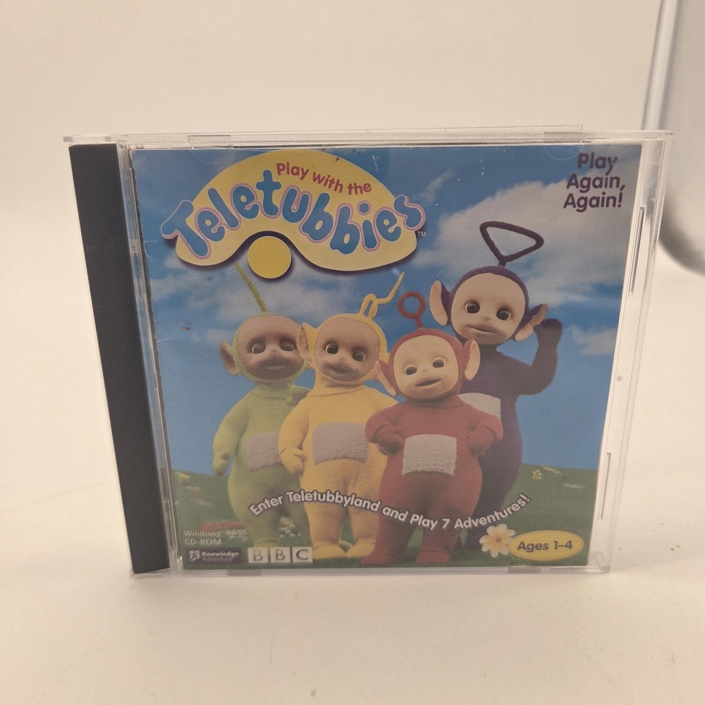 PLAY WITH THE TELETUBBIES (CD-ROM, Windows 95/98) BBC Knowledge Adventure